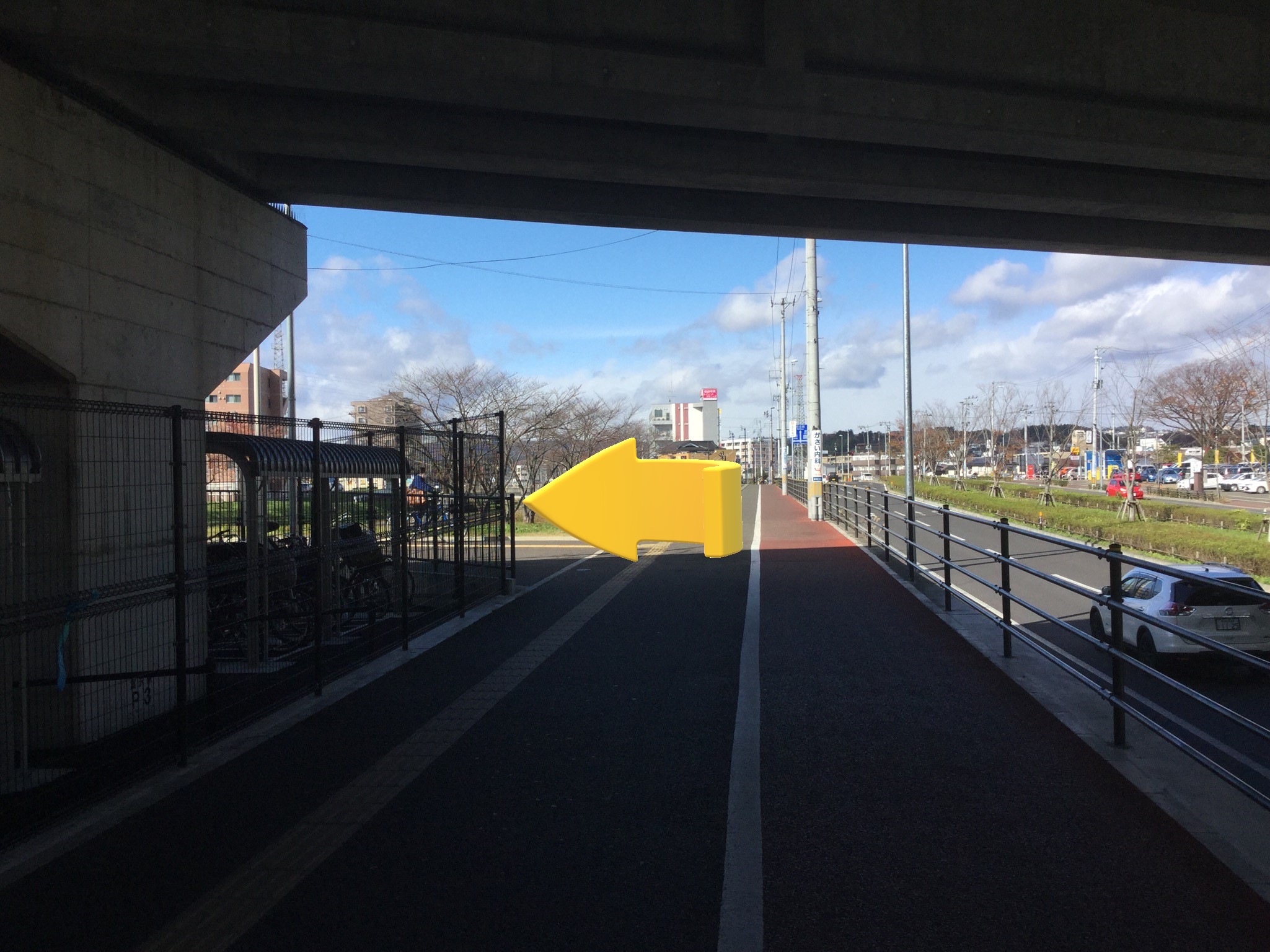 富沢駅からの道順